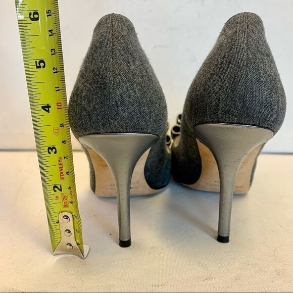 Kate Spade gray glitter bow Pumps size 7 - Picture 6 of 8